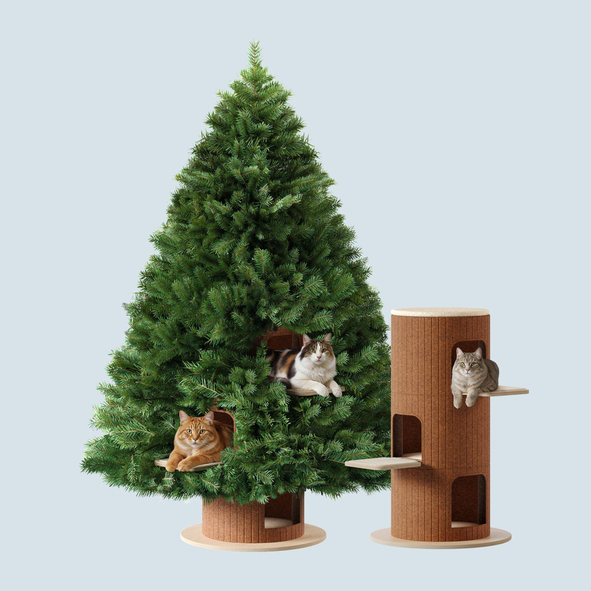 Cat Christmas Tree
