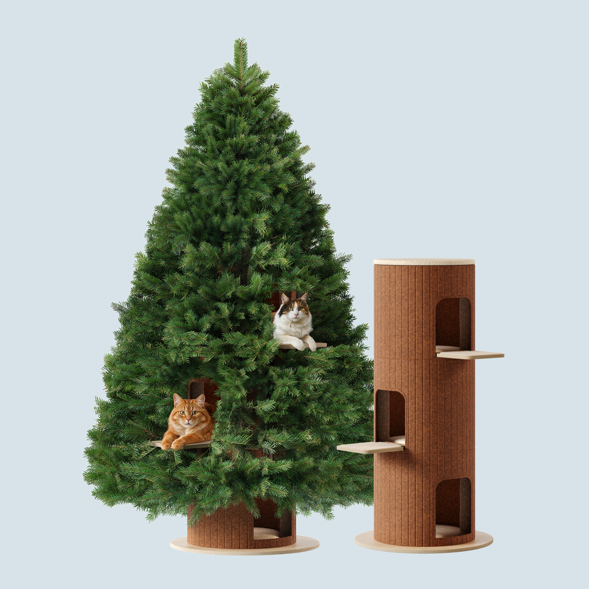 Cat Christmas Tree