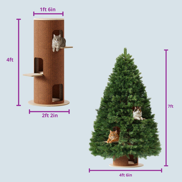 Cat Christmas Tree
