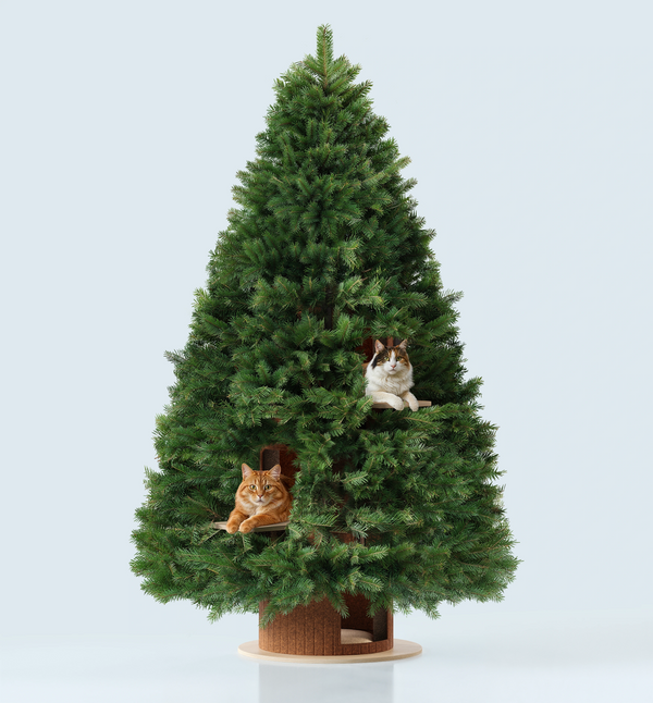 Cat Christmas Tree